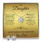 Love Knot Earring & Necklace Set - Daughter