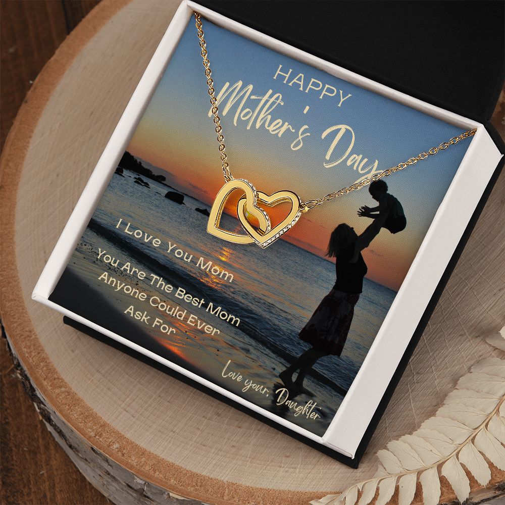 Interlocking Hearts -Daughter - Mother's Day