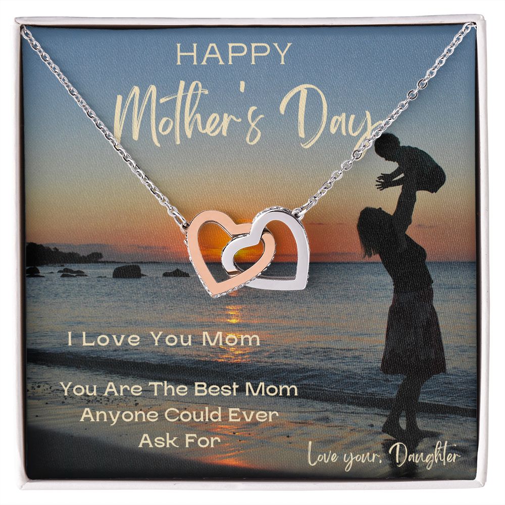 Interlocking Hearts -Daughter - Mother's Day