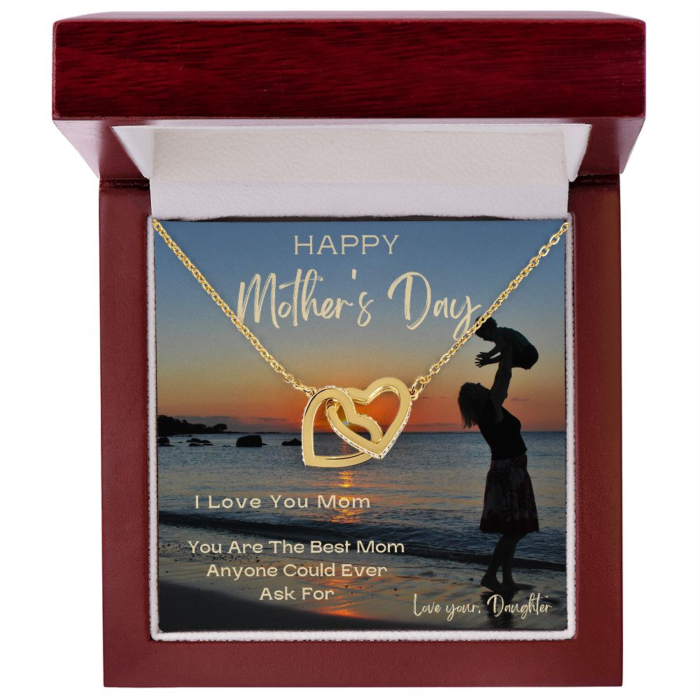 Interlocking Hearts -Daughter - Mother's Day
