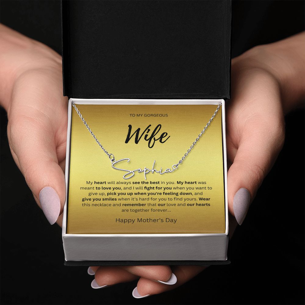 Signature Name Silver - Wife