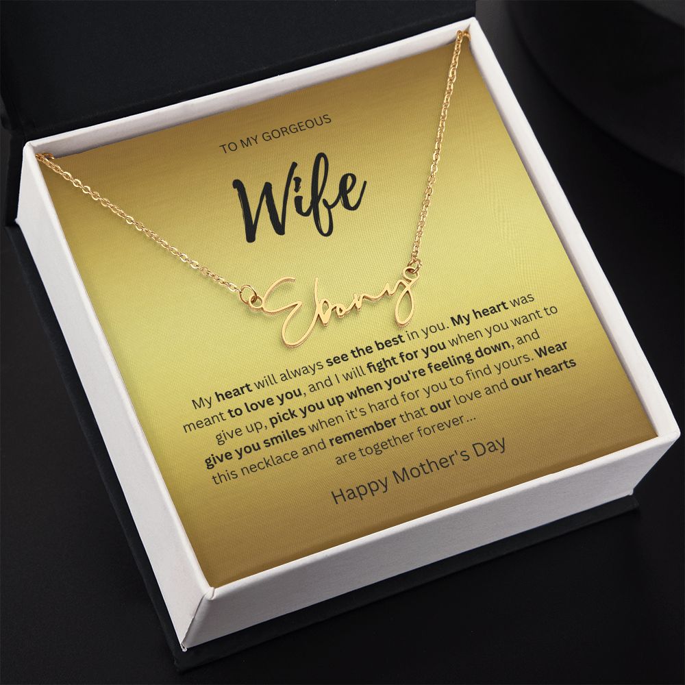 Signature Name Silver - Wife