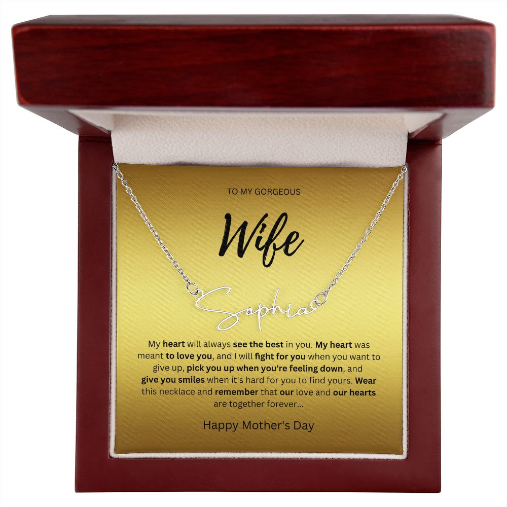 Signature Name Silver - Wife