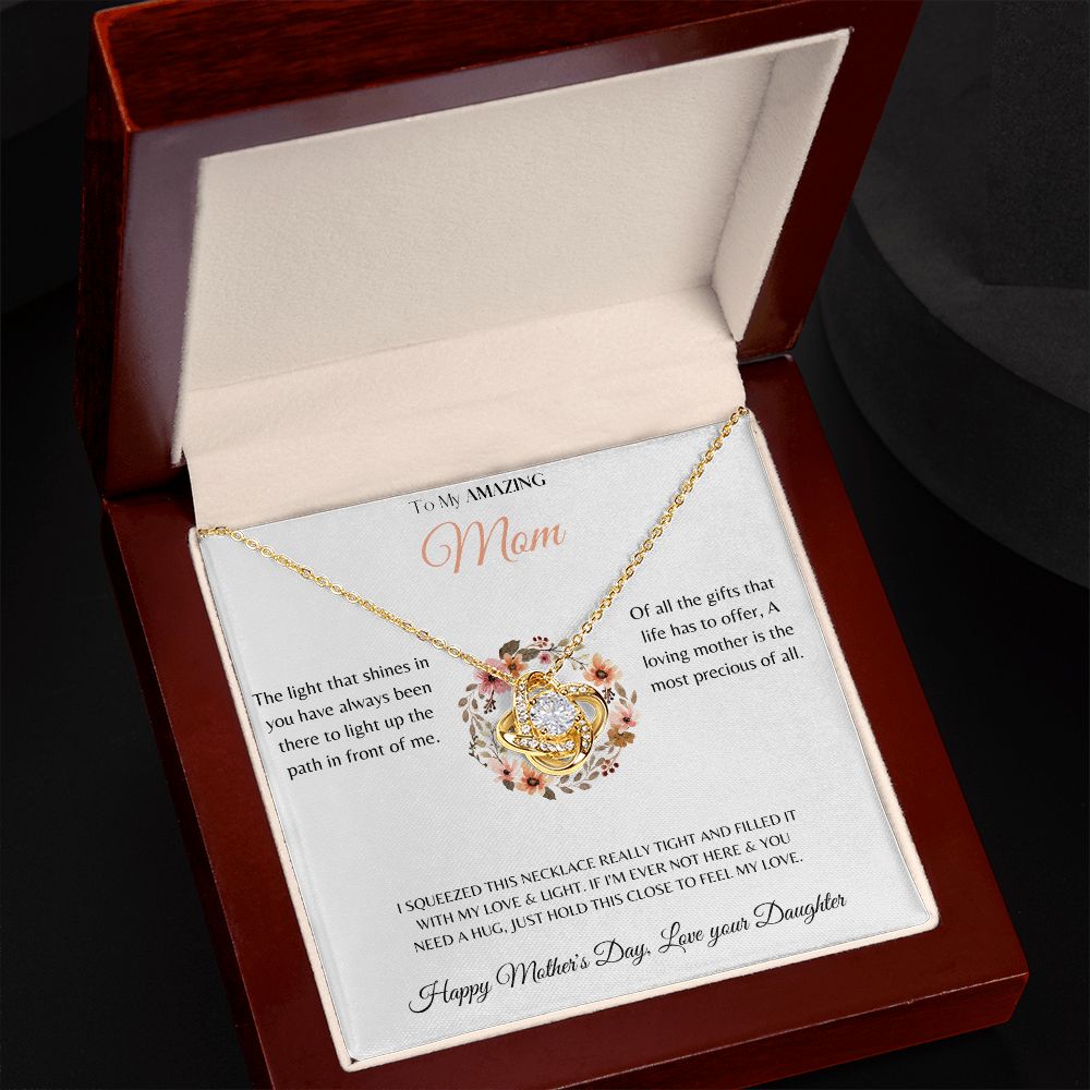 Love Knot Necklace - Mother's Day from Daughter