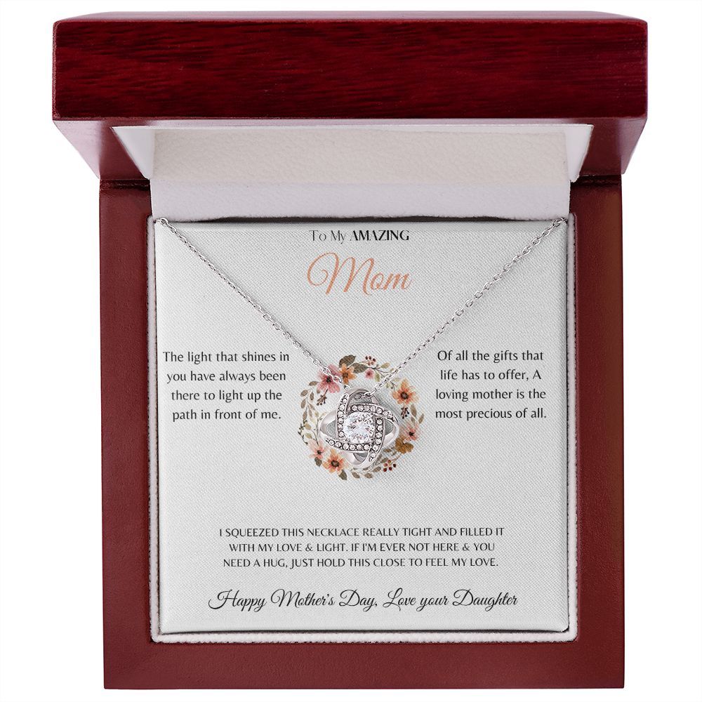 Love Knot Necklace - Mother's Day from Daughter