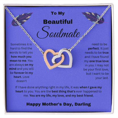 Soulmate - Mother's Day - Interlocking Hearts
