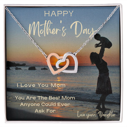 Interlocking Hearts -Daughter - Mother's Day
