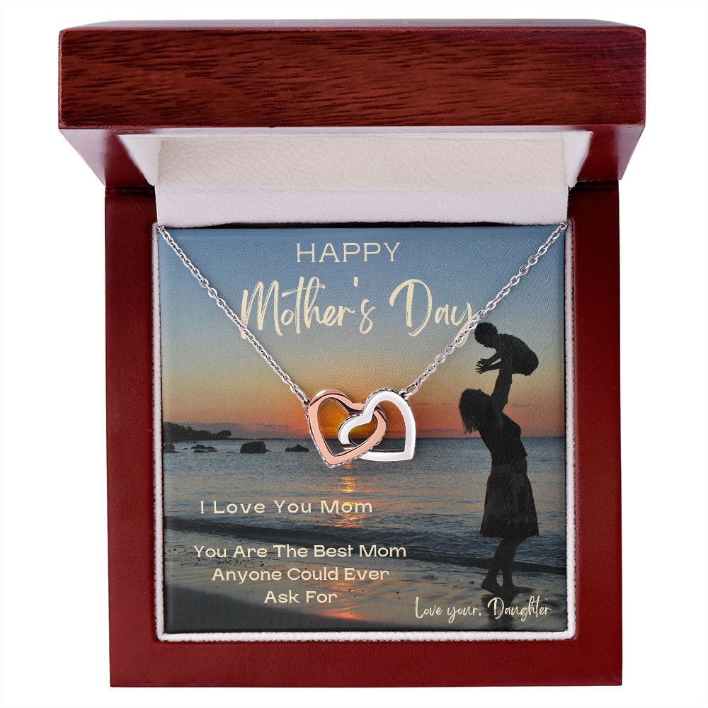 Interlocking Hearts -Daughter - Mother's Day