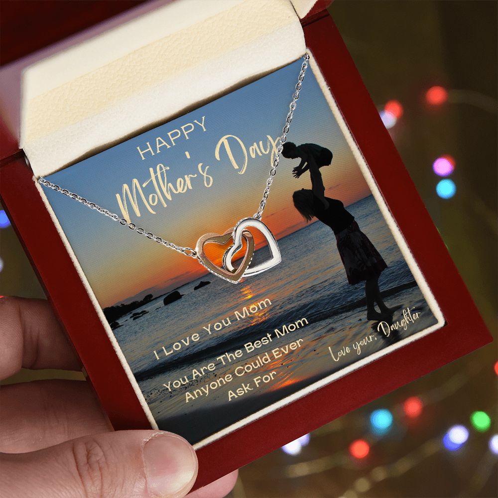 Interlocking Hearts -Daughter - Mother's Day