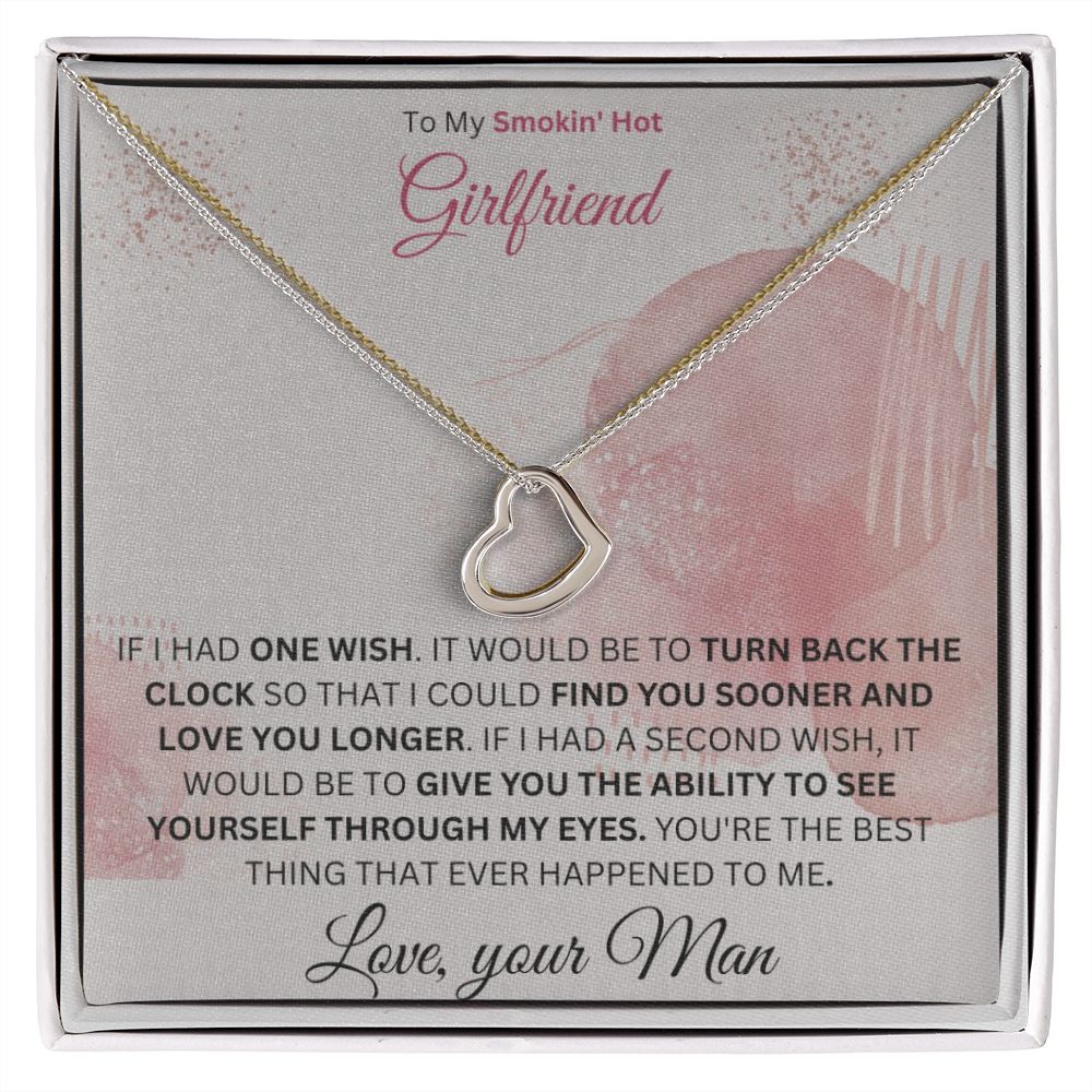 Delicate Heart Necklace - Girlfriend