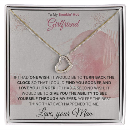 Delicate Heart Necklace - Girlfriend