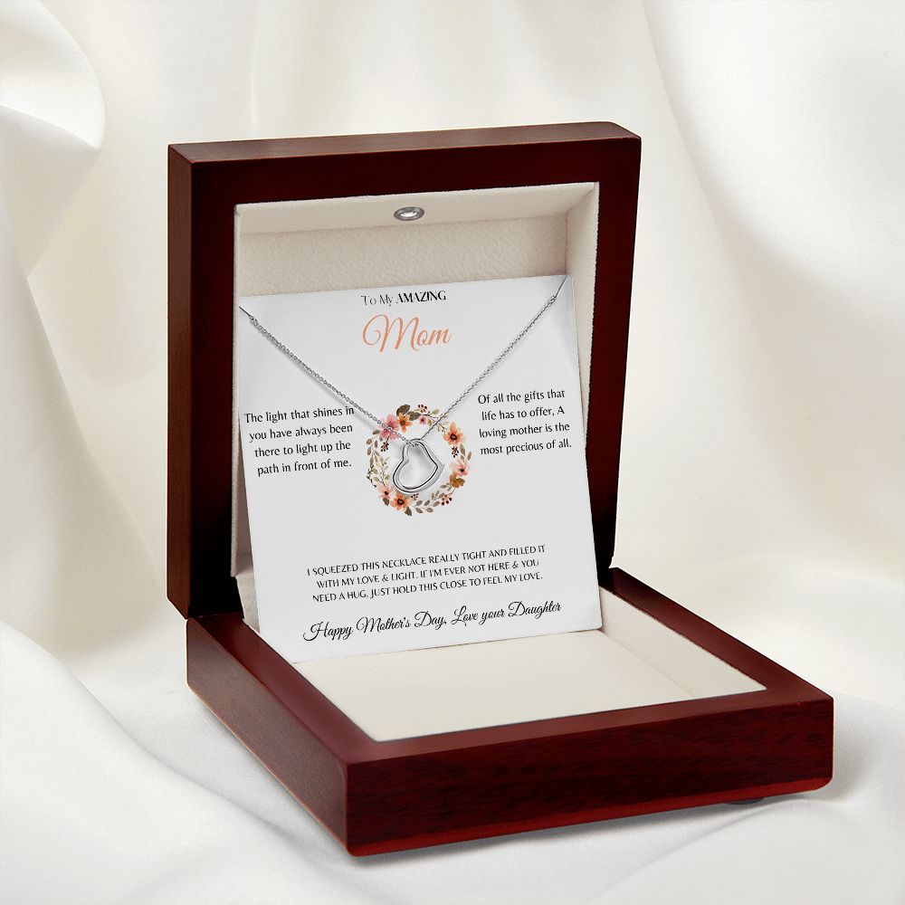 Delicate Heart Necklace - Mother's Day