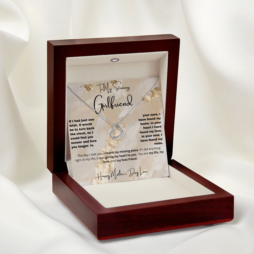 Girlfriend - Mother's Day - Delicate Heart Necklace