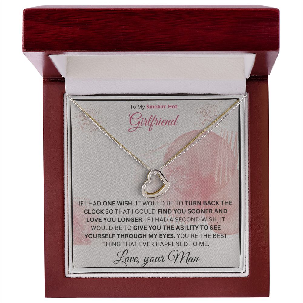Delicate Heart Necklace - Girlfriend