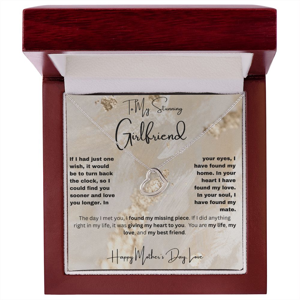 Girlfriend - Mother's Day - Delicate Heart Necklace