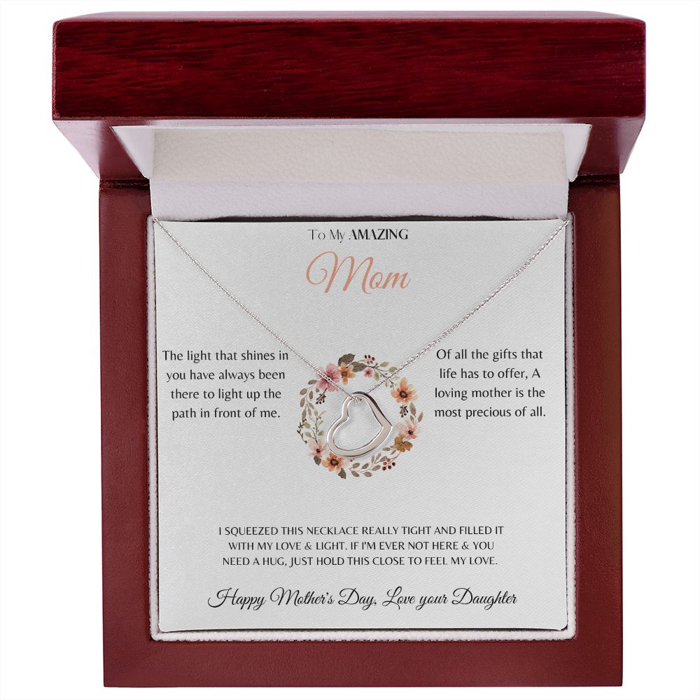 Delicate Heart Necklace - Mother's Day