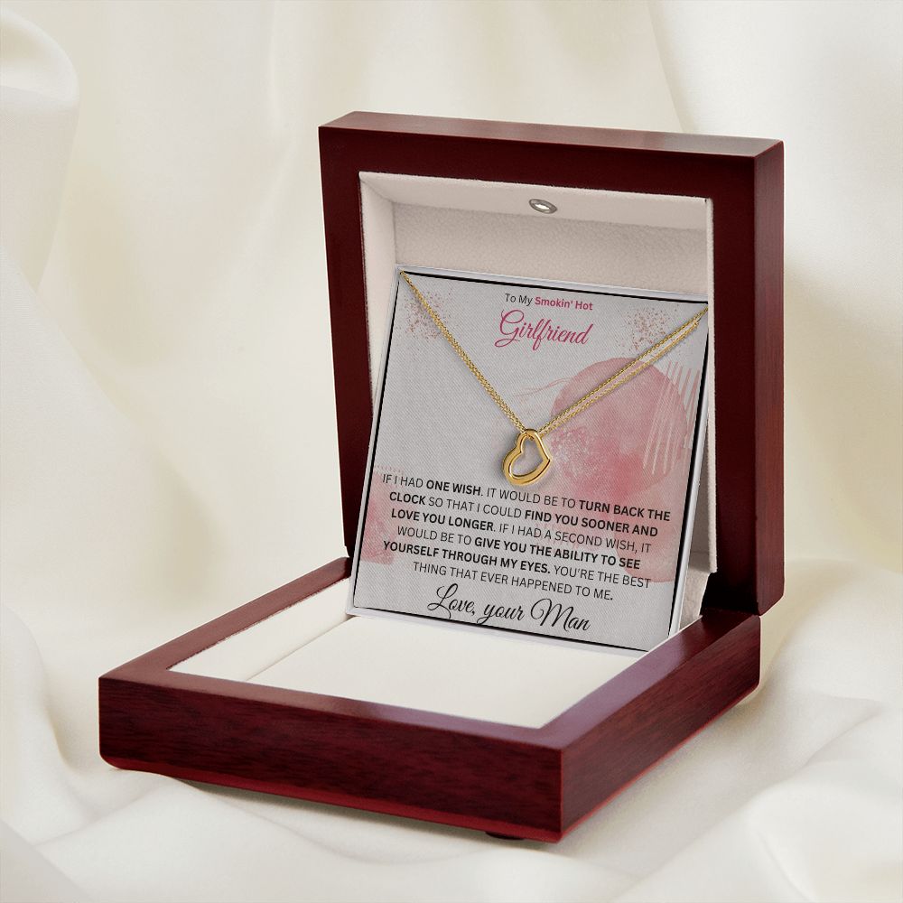 Delicate Heart Necklace - Girlfriend