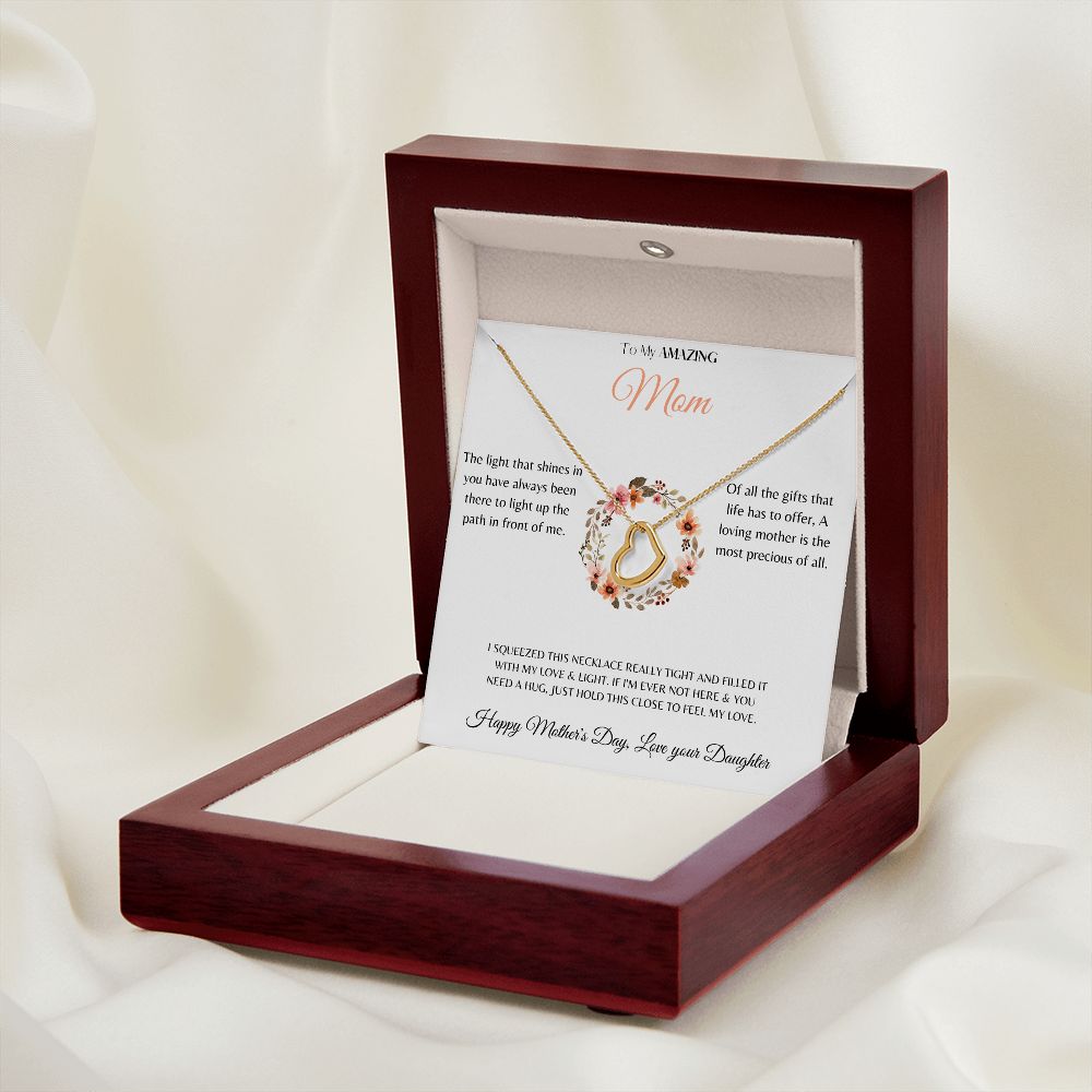 Delicate Heart Necklace - Mother's Day