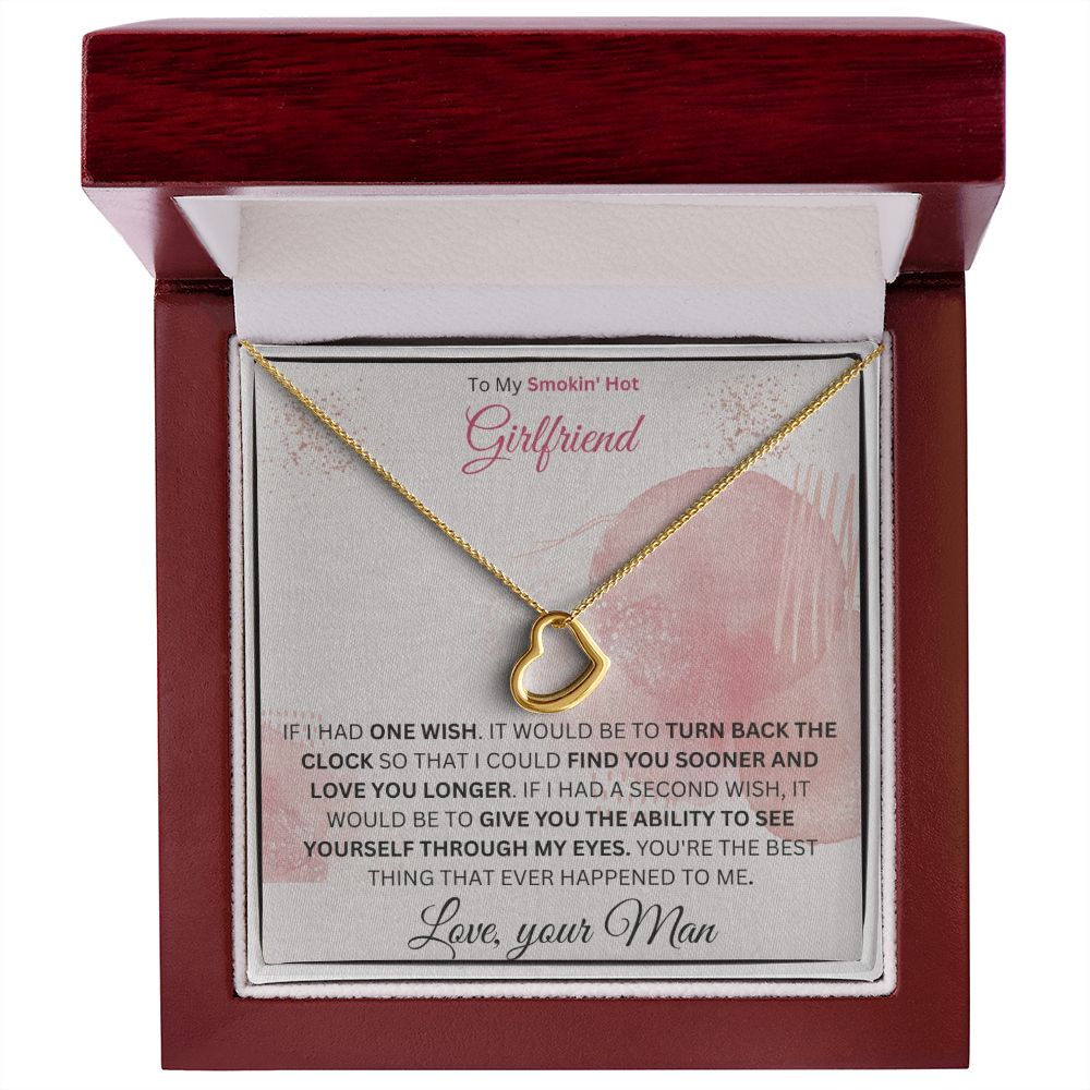 Delicate Heart Necklace - Girlfriend