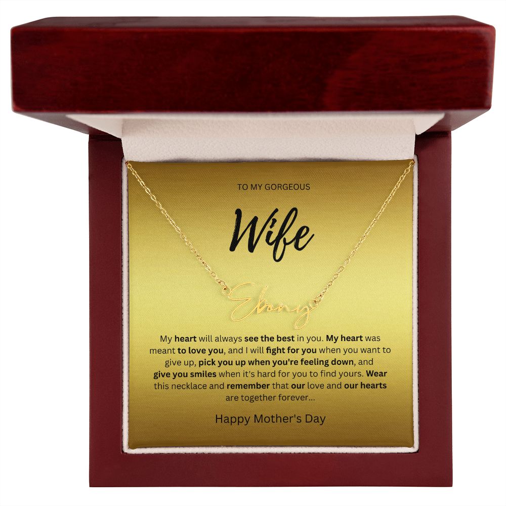 Signature Name Silver - Wife