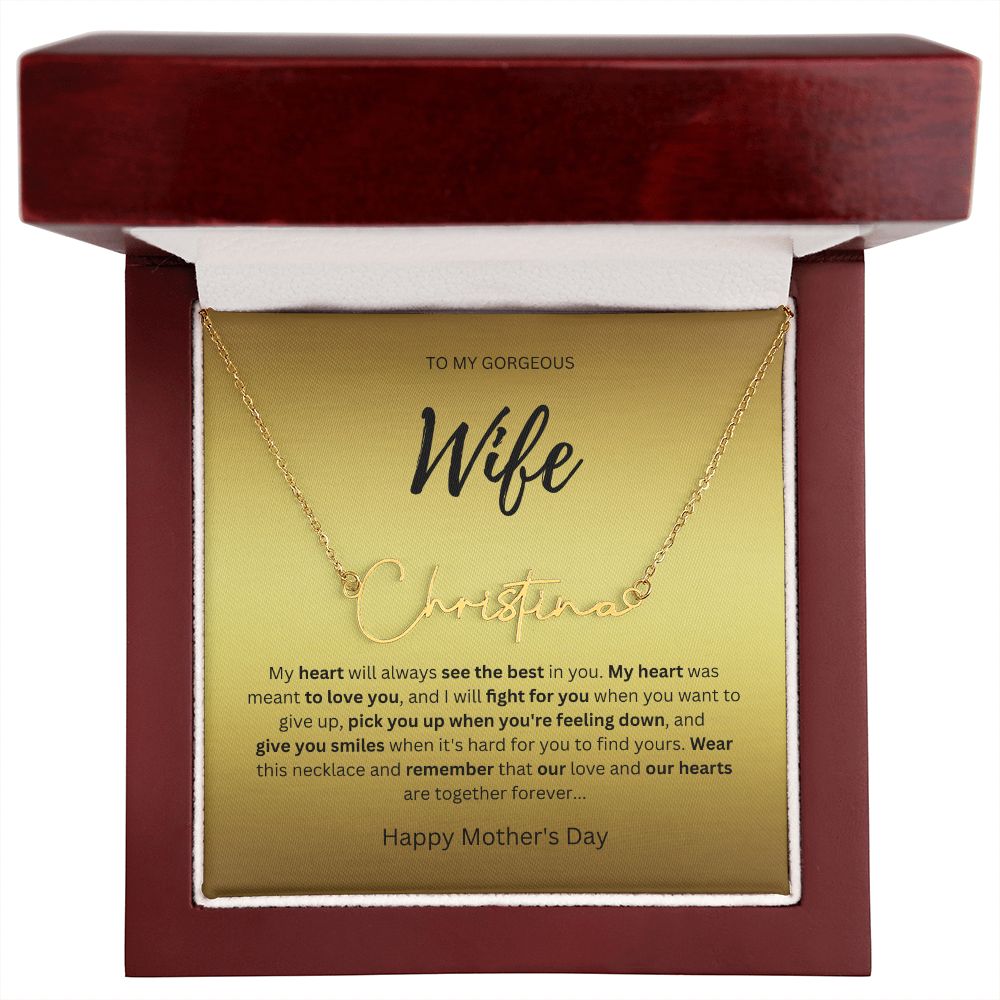 Signature Name Silver - Wife