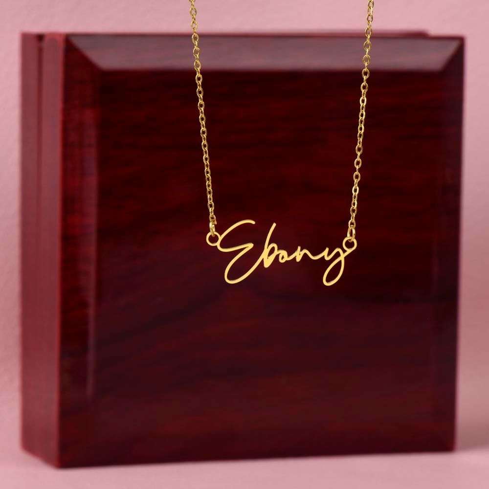 Signature Name Silver - Mom from Son
