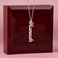 Vertical Name Necklace - Mother's Day