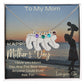 Engraved Baby Feet with Birthstones
