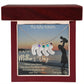 Engraved Baby Feet with Birthstones